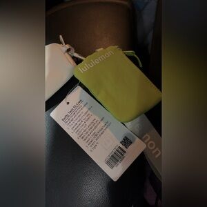 Lululemon Keychain with double zip pouches